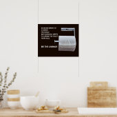 変更する – トイレ紙の変更 ポスター (キッチン)