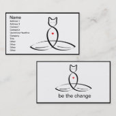 変更する – 通常のスタイル文字。カスタマイズ可能 名刺 (正面/裏面)