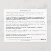 変更できない愛(SJNS)はがき ポストカード (裏面)