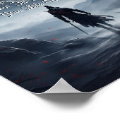 変更できる文字、ファンタジー感動的戦士 ポスター (角)