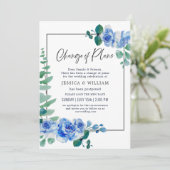 変更になった青みがかった植物の計画 招待状 (スタンド正面)