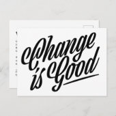 変更のお知らせ ポストカード (正面/裏面)