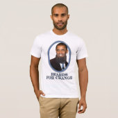 変更のためのひげ Tシャツ (正面フル)