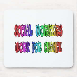 変更のためのソーシャルワーカーの仕事 マウスパッド