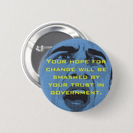 "変更のための希望"ボタン 缶バッジ (正面&裏面)