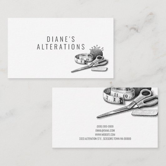 変更のカスタマイズ、シームストレス、カスタマイズ 名刺 (正面/裏面)