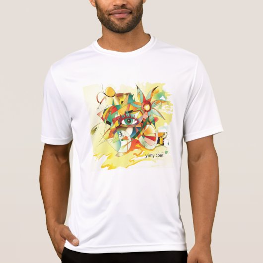 変更のカラフルのTシャツ Tシャツ (正面)