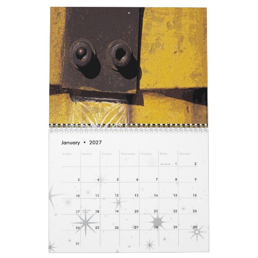 変更のカレンダーの時間 カレンダー (1月 2027)