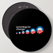 変更のバンパーステッカーのためのレミング 缶バッジ (正面&裏面)