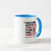 変更の事私は-引用文を受け入れることができません マグカップ (正面右)