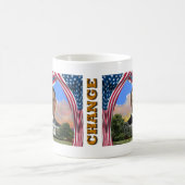 変更の旗 コーヒーマグカップ (中央)