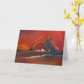 変更の時間 – グリーティングカード (黄色い花)