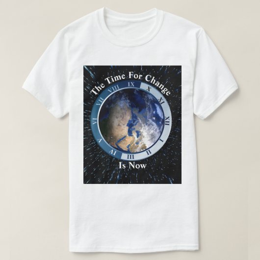 変更の時間…現在 Tシャツ (デザイン正面)