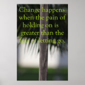 変更の発生 ポスター (正面)