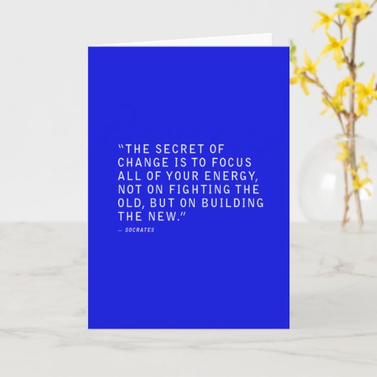 変更の秘密は焦点をすべてのあなたのエネルギー引用します カード (黄色い花)