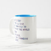 変更の見通し ツートーンマグカップ (正面左)