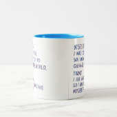 変更の見通し ツートーンマグカップ (中央)