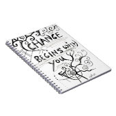 変更の開始 ノートブック (右側)