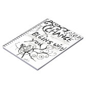 変更の開始 ノートブック (左側)