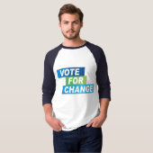 変更のTシャツのための投票 Tシャツ (正面フル)