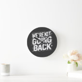 変更はこちら：戻らない ラウンド壁時計 (ホーム)