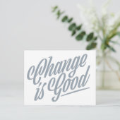 変更は引っ越しのお知らせ用葉書 ポストカード (スタンド正面)