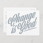 変更は引っ越しのお知らせ用葉書 ポストカード (正面/裏面)