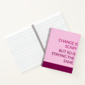 変更は怖いノート ノートブック (内部)