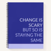 変更は怖いノート ノートブック (正面)