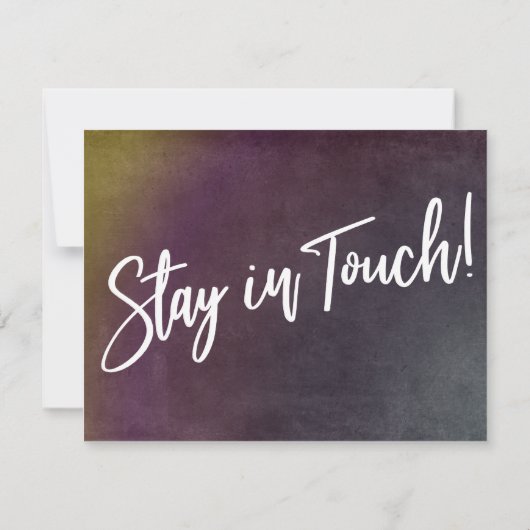 変更は数々の良い発グランジ表 招待状 (裏面)