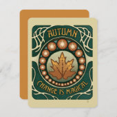 変更は魔法カードの勇気付けられるとサポート ノートカード (正面/裏面)