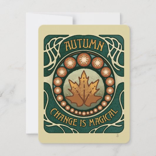 変更は魔法カードの勇気付けられるとサポート ノートカード (正面)