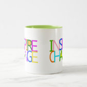 変更をインスパイア ツートーンマグカップ (中央)