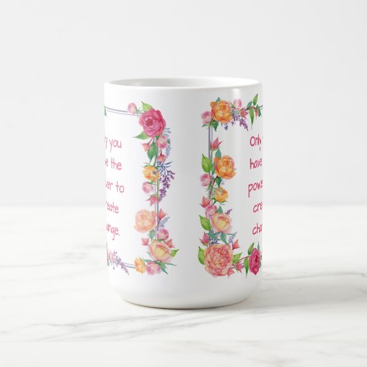 変更を作成する権限があるのはユーザーのみ モーフィングマグカップ (中央)