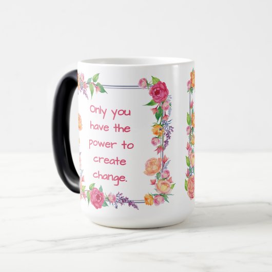 変更を作成する権限があるのはユーザーのみ モーフィングマグカップ (正面左)