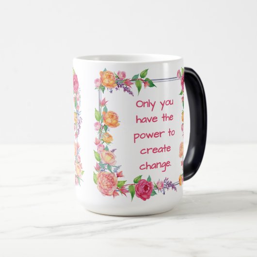 変更を作成する権限があるのはユーザーのみ モーフィングマグカップ (正面右)