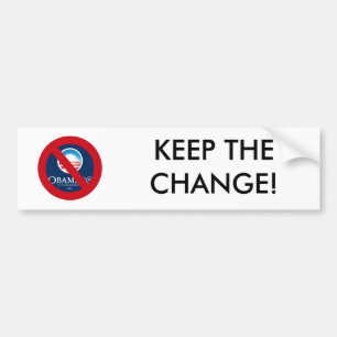 変更を保って下さい! バンパーステッカー