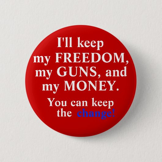 変更を保って下さい! 缶バッジ (正面)