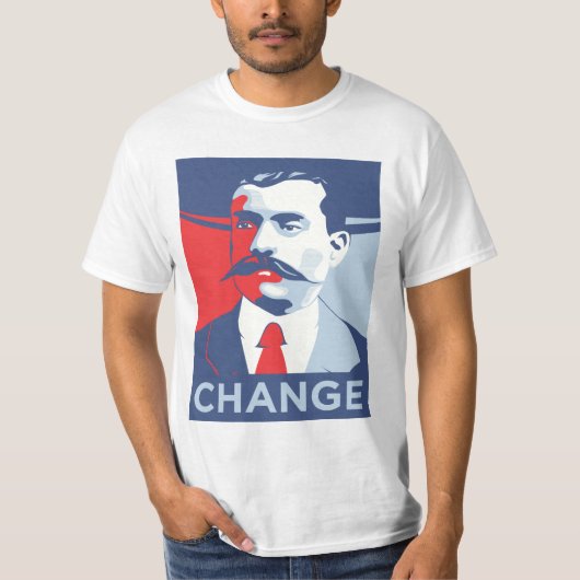 変更を実在して下さい Tシャツ (正面)