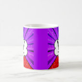 変更イニシャルの名前ポップ・アートの、Art Cloud - W X Y Z コーヒーマグカップ (中央)