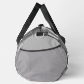 変更イニシャルグレーメタルシャインルック ダッフルバッグ (右)