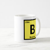 変更イニシャル名年期期間表A B C D コーヒーマグカップ (正面右)