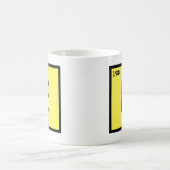 変更イニシャル名年期期間表E F G H コーヒーマグカップ (中央)