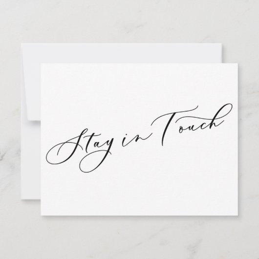 変更エレガントは新しいアドレスの発表に適している ノートカード (裏面)