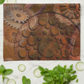 変更ギア – スチームパンクギア&コグ キッチンタオル (折り畳み)