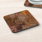 変更ギア – スチームパンクギア&コグ コースター (左側)