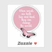 変更ザワールドブッダ引用文 シール (シート)