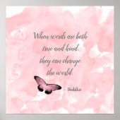 変更ザワールドブッダ引用文 ポスター (正面)