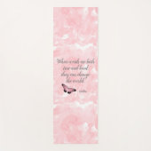 変更ザワールドブッダ引用文 ヨガマット (正面)