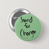 変更ボタンのための立場 缶バッジ (正面&裏面)